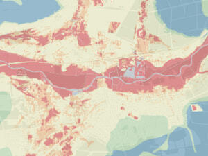 Twinn Groundwater FloodMap - sample image